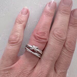 David Yurman Crossover ring size 6